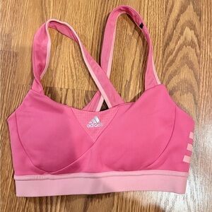 Adidas Vibrant Pink Sports Bra